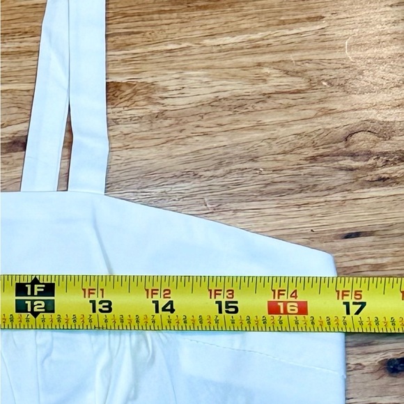 NWT Donna Morgan White‎ Tiered Stretch Cotton Maxi Sundress Sz 10 - Picture 7 of 13